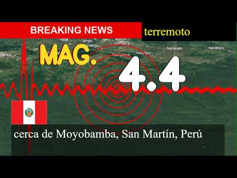 😱🚨 Terremoto cerca de Moyobamba, San Martín, Perú actualizaciones en vivo hoy: un temblor de magnitu