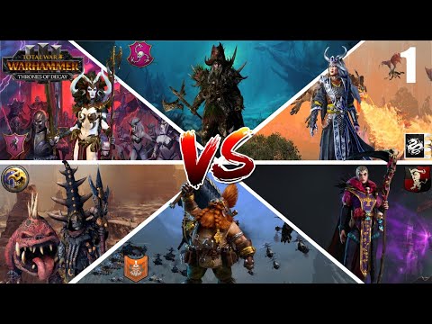 Total War: Warhammer 3 - Immortal Empires 6-Player Multiplayer Campaign - Part 1