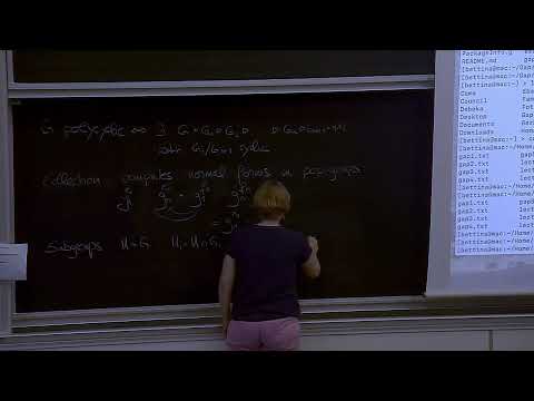 Bettina EICK - Computational group theory, cohomology of groups and topological methods 2