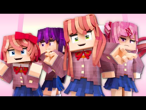 "Doki Doki Forever" | DDLC Minecraft Animation Music Video [Song by @OR3O_xd]