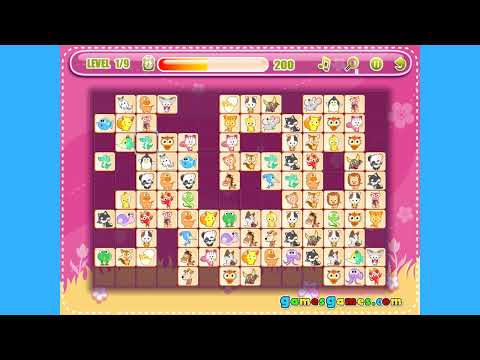 🕹️ Play Pet Link Kids Game: Easy Free Online Mahjong Connect Video Game  for Children