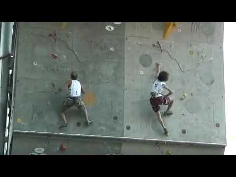 Adam Ondra vs Cedric Lachat, Rock Master 2009