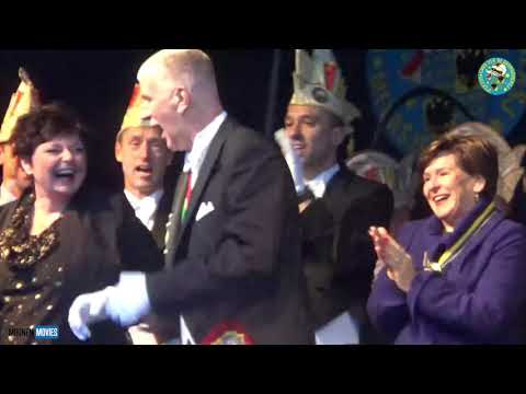 Uitroeping nieuw Prinsenpaar 2019 CV De Aanhawwersj Meerssen 27-01-2019