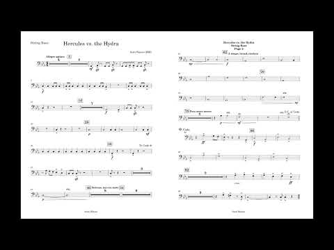 Hercules vs. the Hydra (String Bass part) by Scott Watson