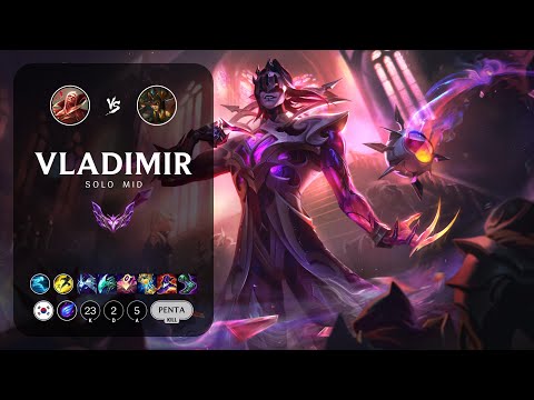 Vladimir Mid vs Cassiopeia - KR Master Patch 13.6