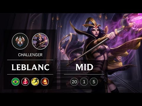 LeBlanc Mid vs Ahri - BR Challenger Patch 8.24