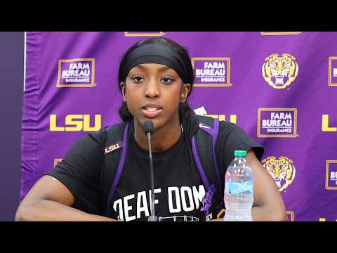 Flau'jae Johnson on LSU LOSS to South Carolina on Valentine's Day