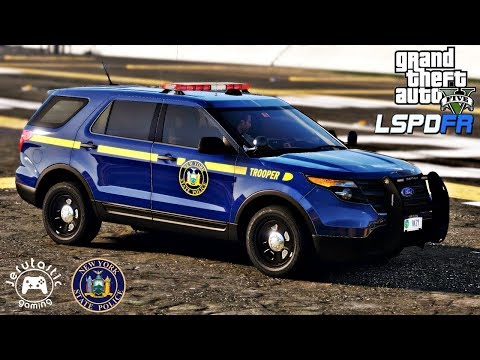 GTA 5 MODS LSPDFR #42-  New York State Police Patrol (GTA 5 POLICE MOD)