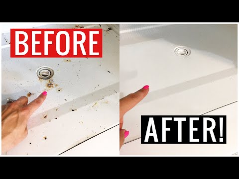 How to REMOVE RUST FAST from Fridge, Freezer, Sheet Metal, & Plastic!!! Andrea Jean Cleaning
