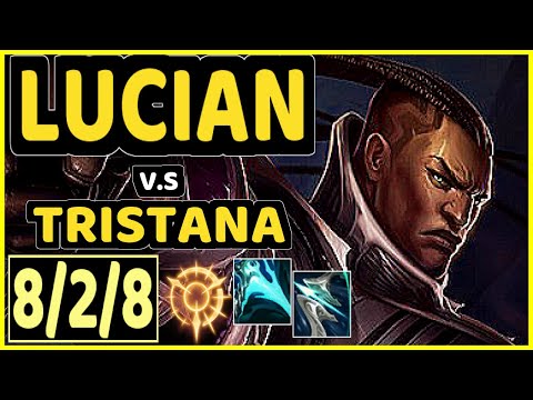 LUCIAN vs TRISTANA - 8/2/8 KDA BOTTOM ADC GAMEPLAY - EUW Ranked MASTER