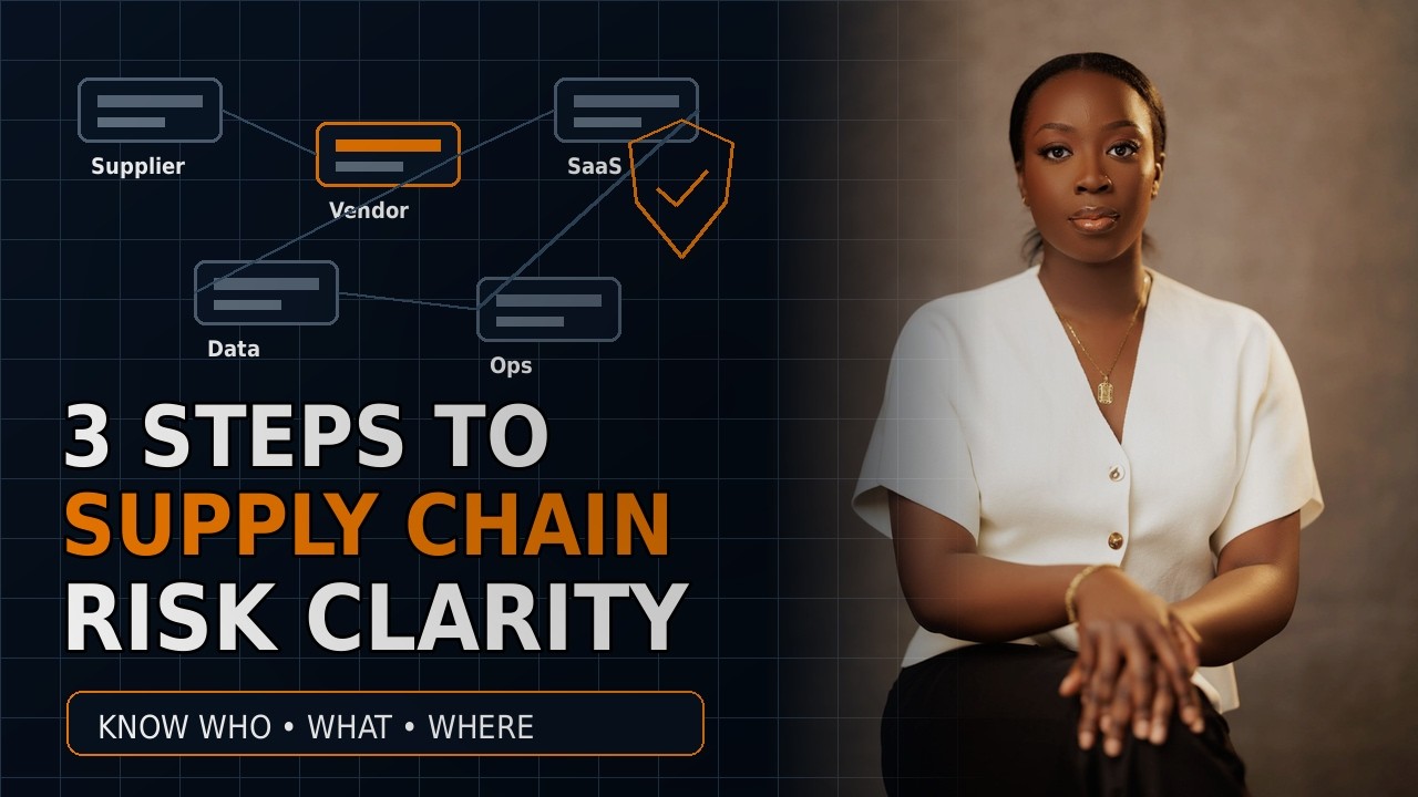 3 Steps to Gaining Clarity on Your Supply Chain video thumbnail