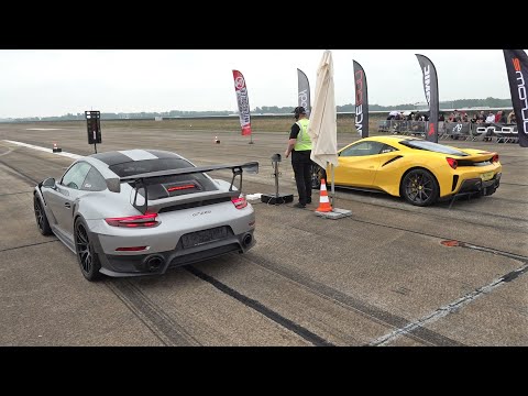 900HP Porsche 991 GT2RS PP-Performance vs 800HP Ferrari 488 Pista