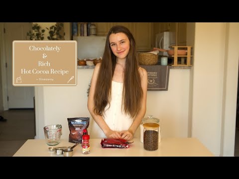 My FAVORITE Hot Chocolate Recipe + Giveaway ☕ ASMR Cooking Series