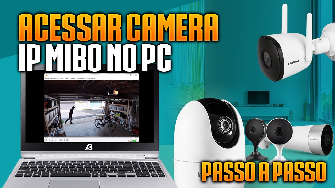 Como Acessar CÂMERA IP MIBO da INTELBRAS no COMPUTADOR - Rede Local/Remoto - Protocolo RTSP