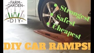 Build the safest DIY car & truck ramps cheap & easy!