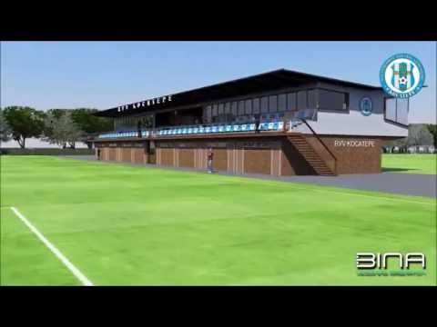 BINA animatie  toekomstplannen nieuwe clubgebouw RVV Kocatepe voetbalclub