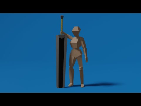 Little too heavy for a sword... (Blender 2.82a)