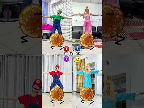 1,2,3 OR 4? I&rsquo;M A PANCAKE #youandmeshow #supermario #supermariobros