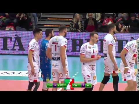 Superlega A1: Highlights - LPR Piacenza - Cucine Lube Civitanova 1-3