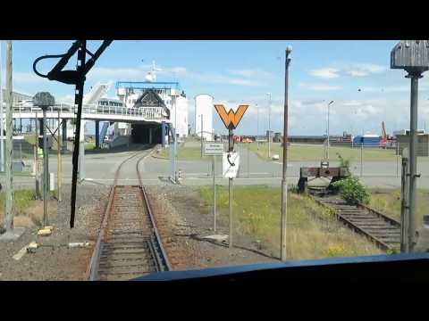 IC3 Train Loading Onto the Ferry