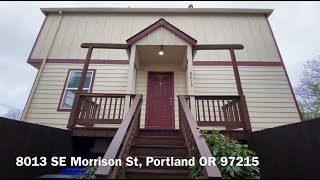 For Rent: 8013 SE Morrison St, Portland OR 97215