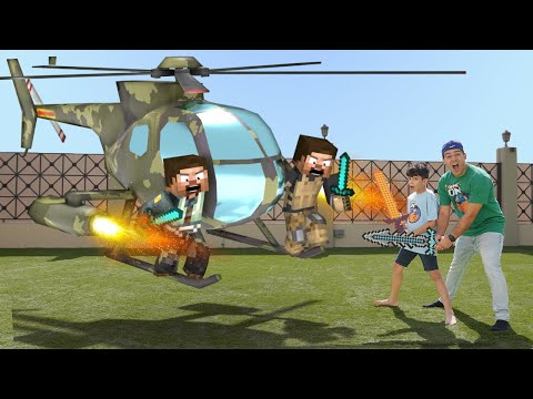 Jason and Minecraft Speedrunner Story about Helicopter