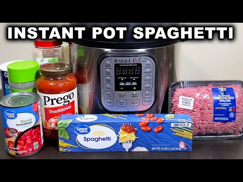 Instant Pot Spaghetti - Easy Recipe!