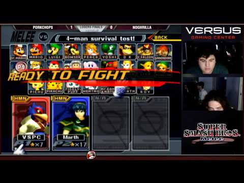 VS Weekly 5/22/16 - Losers Final - VS|PPG Porkchops (Falco) vs Noghrilla (Marth) - Melee