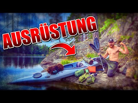 8 Tage Wildnis in SCHWEDEN #4 | Primitive Ausrüstung + Kajak | Bushcraft Survival | Fritz Meinecke