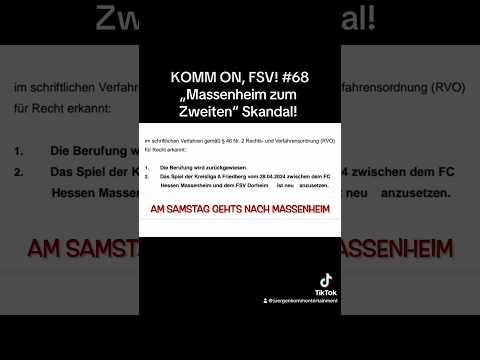 KOMM ON, FSV! #68„ Massenheim zum Zweiten“ Skandal!