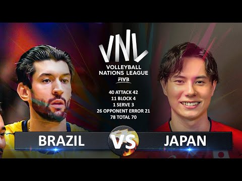 Brazil vs Japan | Men's VNL 2025