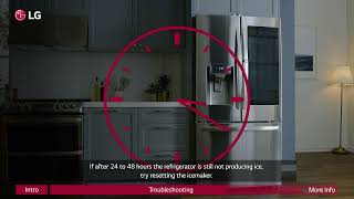 Troubleshooting an LG Refrigerator Not Making Ice