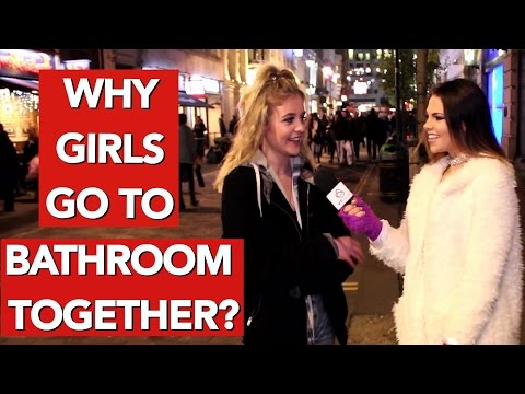 YouTube video about: Why girls go to the bathroom together meme?