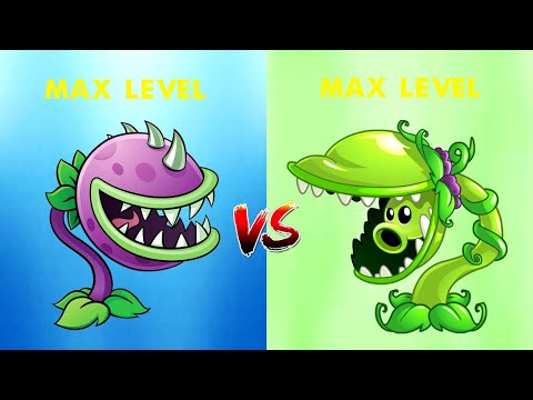 Plants vs Zombies 2 Max Level Chomper vs Snap Pea  PVZ 2 Gameplay (Plant vs Plant)