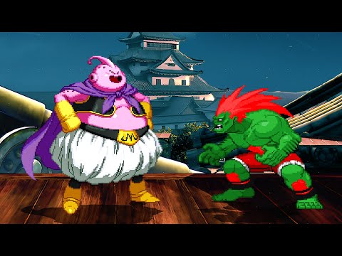 Majin Buu Vs. Shin Blanka - Amazonian Spark