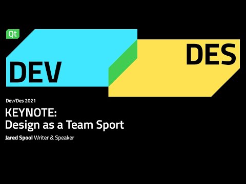 Design as a Team Sport - DevDes 2021