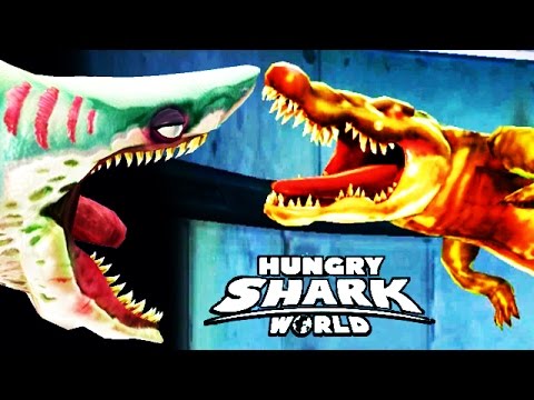 Hungry Shark World - New South China Sea Zombie vs Crocodiles