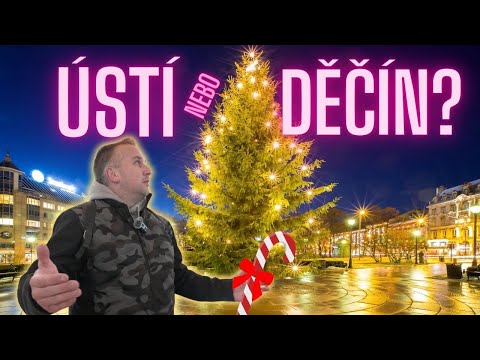VÁNOČNÍ TOUR ✨ ÚSTÍ nad Labem nebo Děčín?! Navštívil jsem vánoční trhy🎄 Kde je to hezčí?