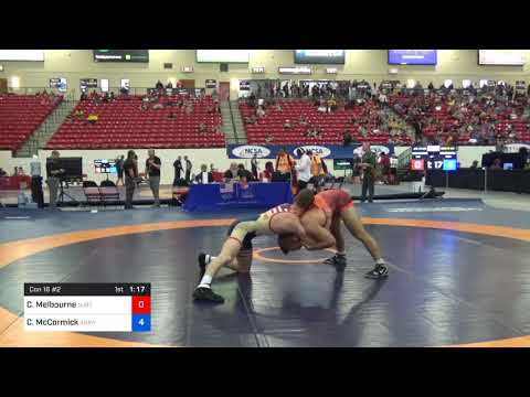 2018 Marine Corps US Open/UWW Junior Freestyle 74 Con 16 #2 - Conor Melbourne (NJRT) Vs. Cael McCo