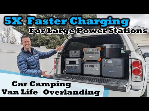 Charge Your Power Station In Your Car FASTER - Perfect for Overlanding, Car Camping, and Van Life!