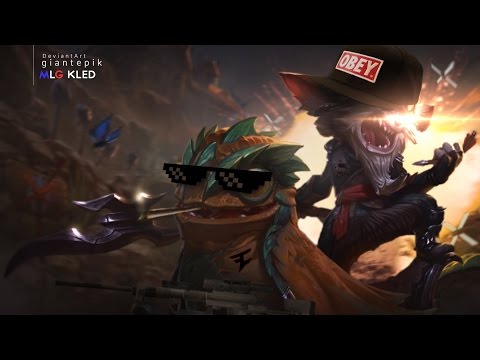 KLED PRO PLAYER!!!!! - LEAGUE OF LEGENDS BEST MOMENTS