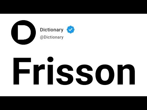 Frisson Meaning In English