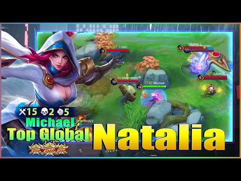 Natalia Scary Revamped 15 Kills! Top Global Natalia by Michael ~ Mobile Legends