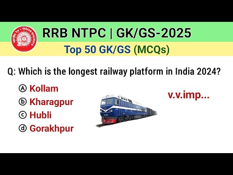 rrb ntpc previous year question paper | rrb ntpc exam preparation | ntpc undergraduate gk gs 2025