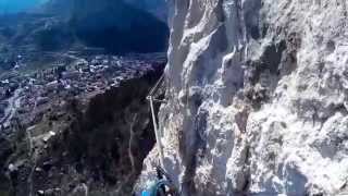 preview picture of video 'Via Ferrata - Monte Albano - Mori Italy - SJ4000'