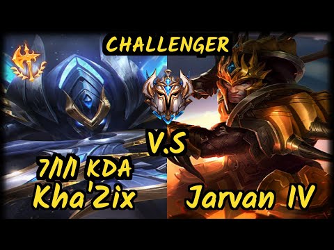 CNB Hy0g4 (KHA'ZIX) vs JARVAN IV - 7/1/1 KDA JUNGLE CHALLENGER GAMEPLAY - BR