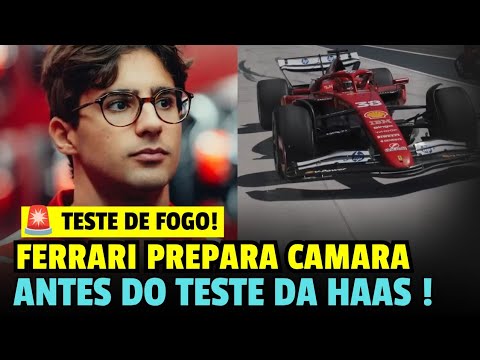 RAFA CAMARA NA PISTA! FERRARI PREPARA TESTE PARA BRASILEIRO ANTES DO TESTE FINAL NA HAAS