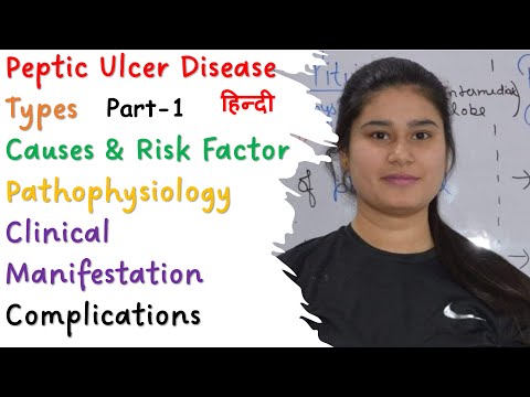 Peptic Ulcer Disease (PUD) | Part-1 | Types | Causes | Pathophysiology | Complications