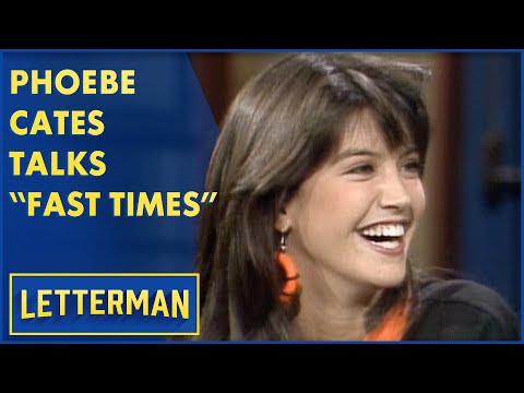 Phoebe Cates Loved Everything About "Fast Times At Ridgemont High" | Letterman