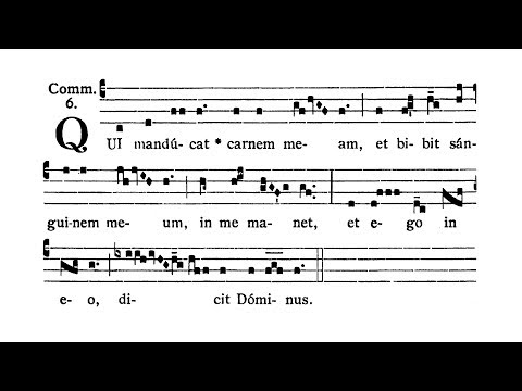 Feria V post Dominicam II Quad. (Thursday after II Sunday of Lent) - Communio (Qui manducat)